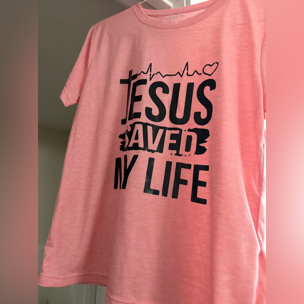 Peach Graphic T-Shirt